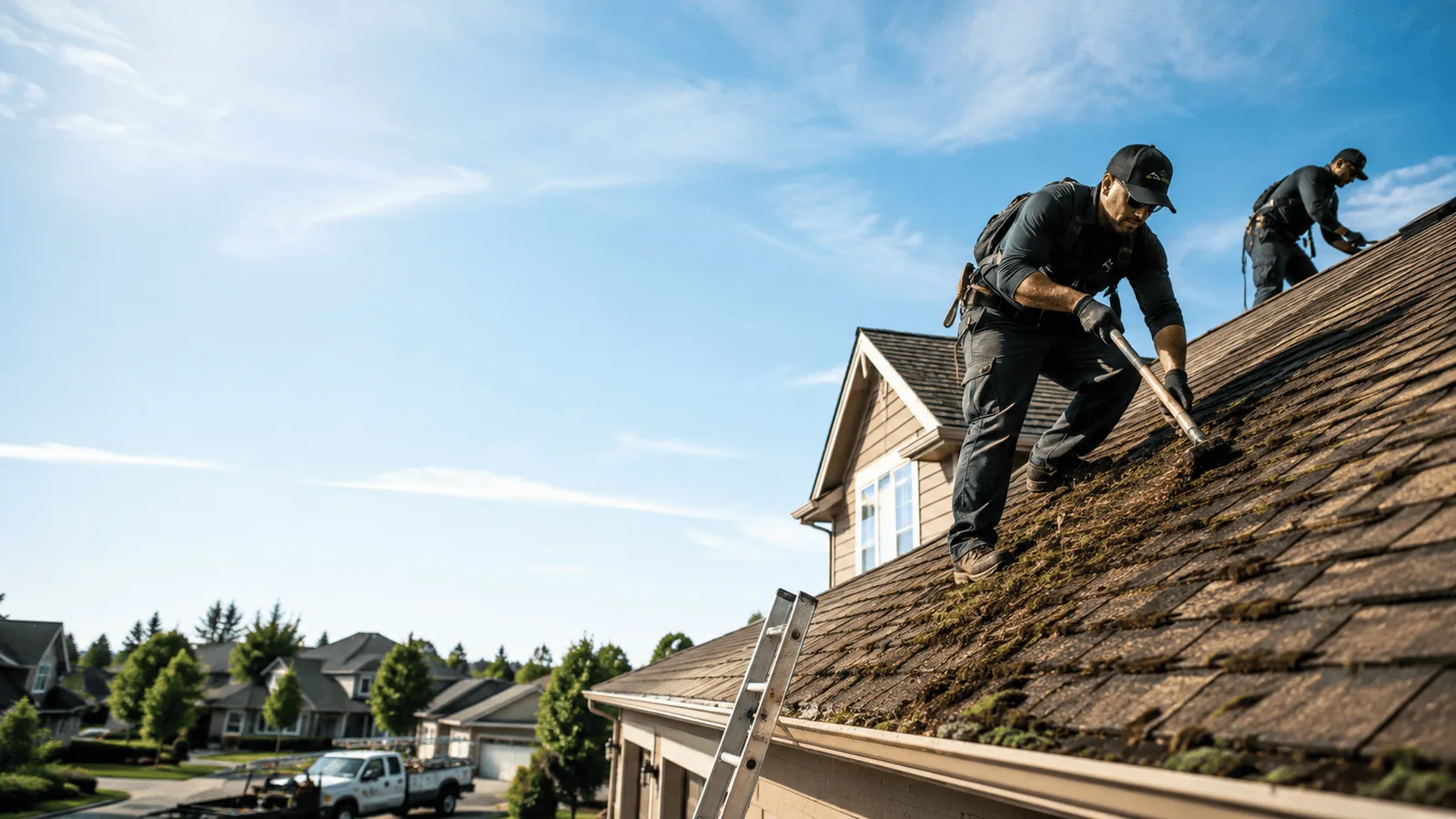 Roof Moss Removal in Macedonia, IL near me